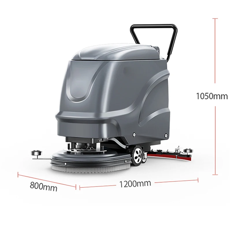 Floor Washer Industrial Workshop Mopping Machine Shopping Mall Electric Manual Push-pull Suction Drag Integrated Sweeper