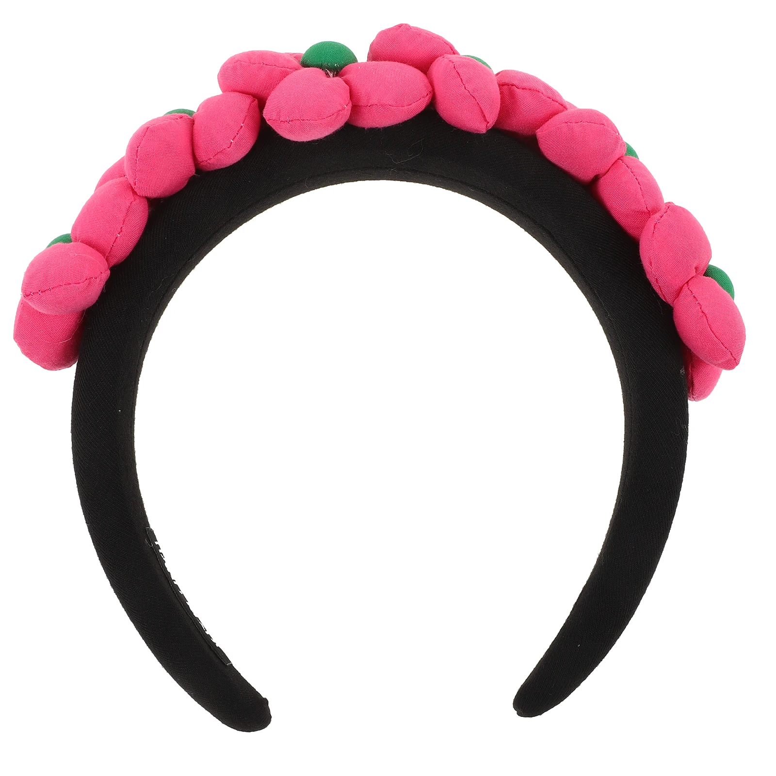 

Large Flower Girls Kids Hair Accessories Pink Rose Comfortable Teens Valentine Girls Headb Day Stylish Fashionable