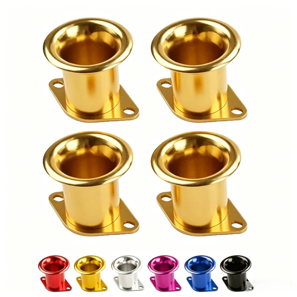 4pcsVelocity Stack air horn funnels are suitable for the aluminum intake of Toyota AE86 GTS 20V 4AG ITB to increase horsepower