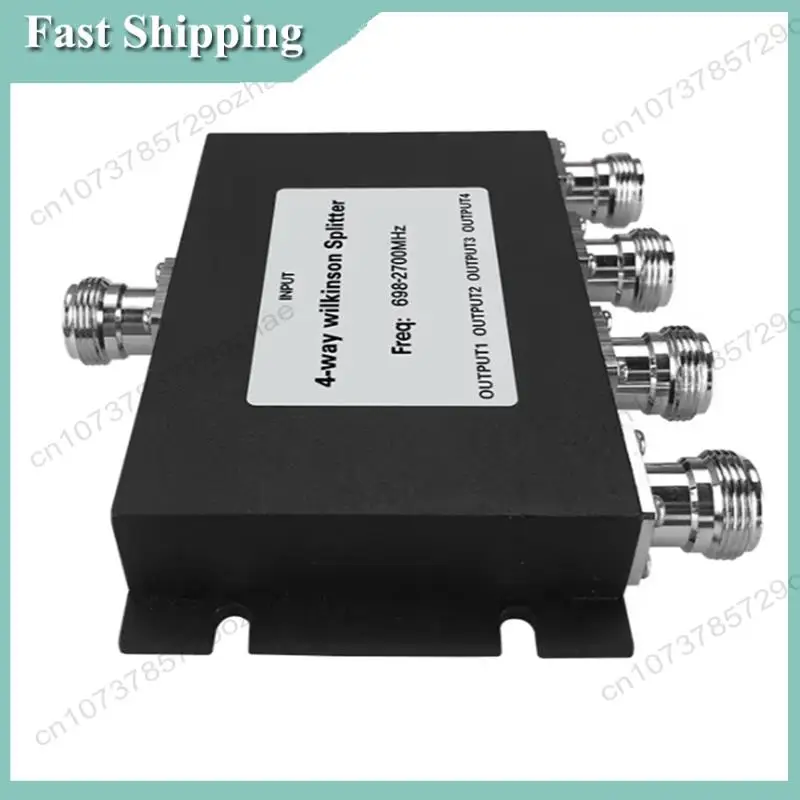 -A01R 4 Way Microstrip Power Divider Splitter 698-2700Mhz Gsm 4G Lte W-Cdma FDD Mobile Antenna Signal Repeater