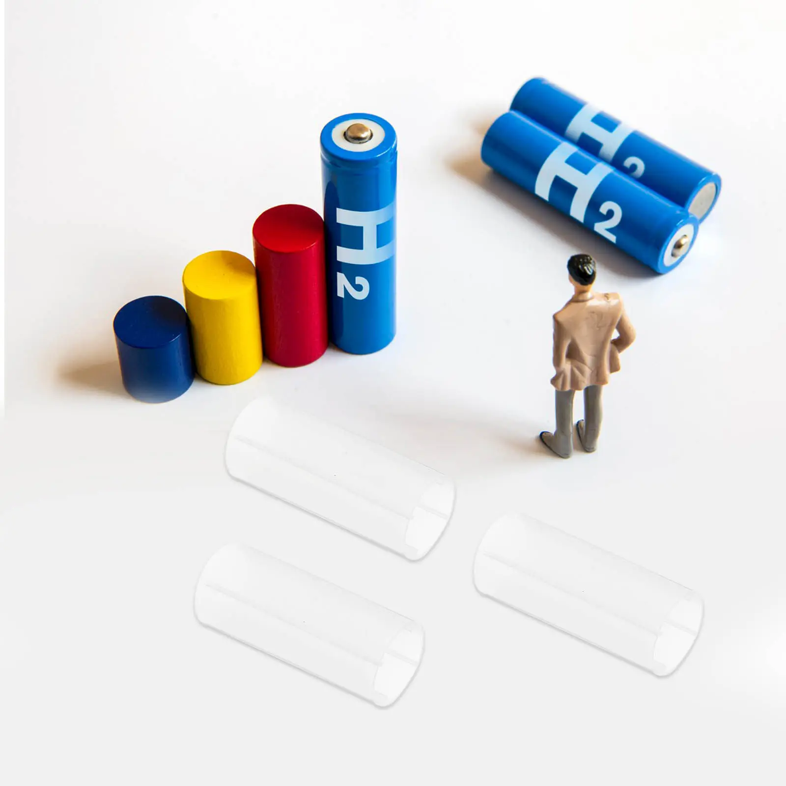 10Pcs Battery Sleeve Insulation Tube High Temperature Resistant Converter Protector Adapter for 26650 to 18650 Battery Holder