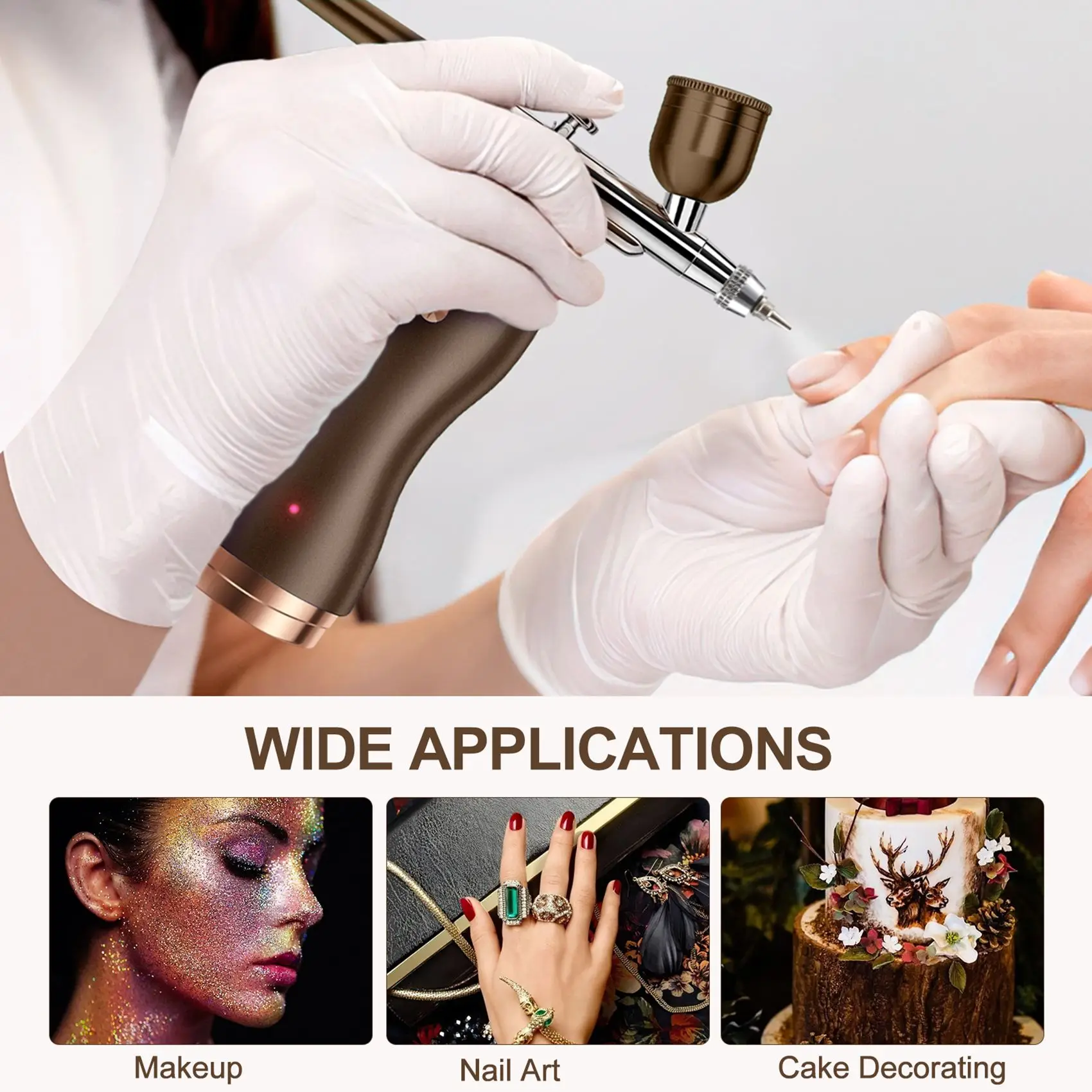 21Pcs Airbrush Nozzle Cap Kit Airbrush Needle Replacement Parts Airbrush Needles Airbrush Cleaning Kit Replacement Part