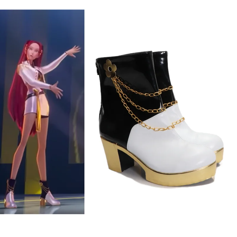 KPop Demon Hunters Rumi Mira Zoey Scarpe cosplay possono realizzare scarpe per bambini Stivali