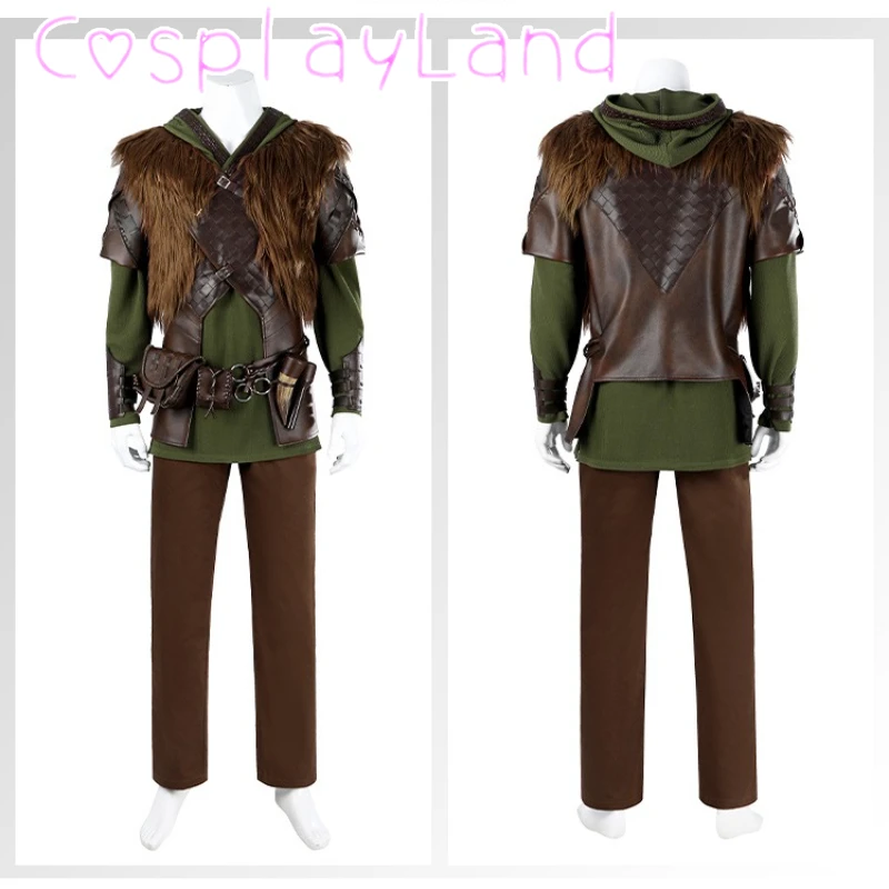 

Train Dragon Cosplay Hiccup Costume Coat Shirt Pants Outfit Halloween Suit Full Set Christmas Costume Comic Con Suit Custom Made