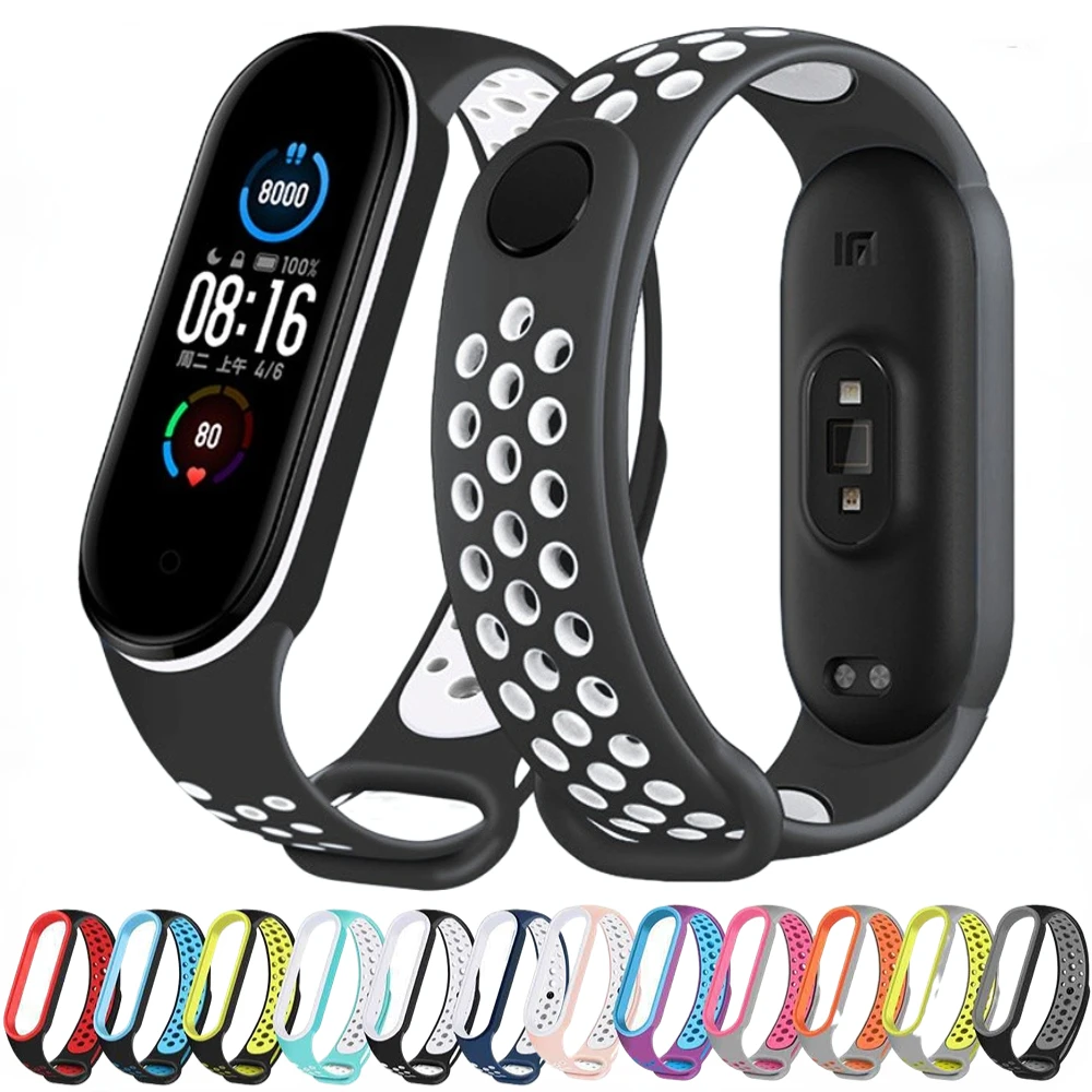 

Silicone Strap for Xiaomi Mi Band 7 Mi Band 6 5 Mi Band 4 3 Smart Watch Replacement Bracelet for Mi Band 7 6 5 4 Sport Wristband