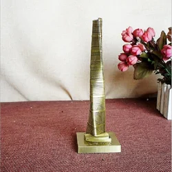 Shanghai Souvenir Center Building Metal Building Model Home Furnishings Living Room Cafe Restaurant Wine Cabinet Decorations