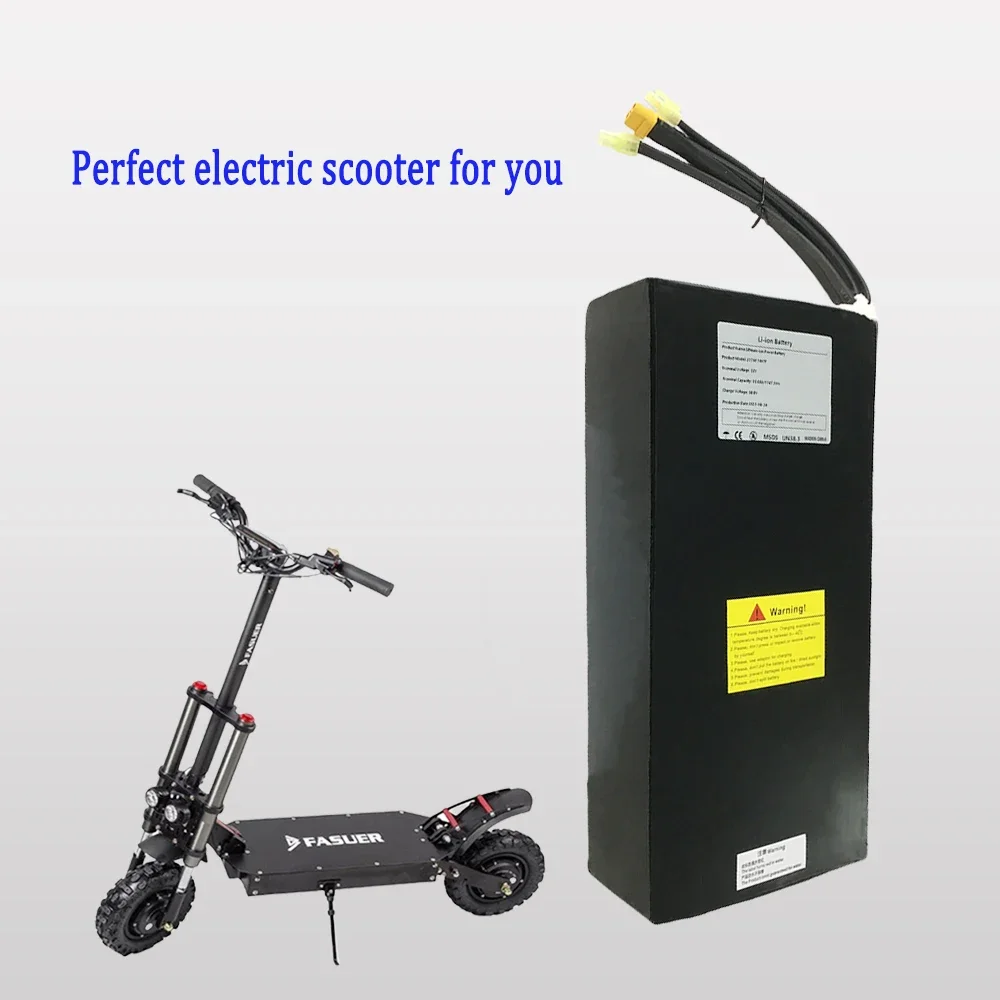 52V 33.6Ah/33600mAh 21700 14S7P Rechargeable Lithium Battery Pack Suitable For Dual Drive Scooter Battery