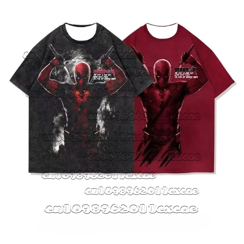 

25 Summer Deadpool Theme T-shirt 3D Printed Trendy Wear Street Cool T-shirt Adult and Children's Style