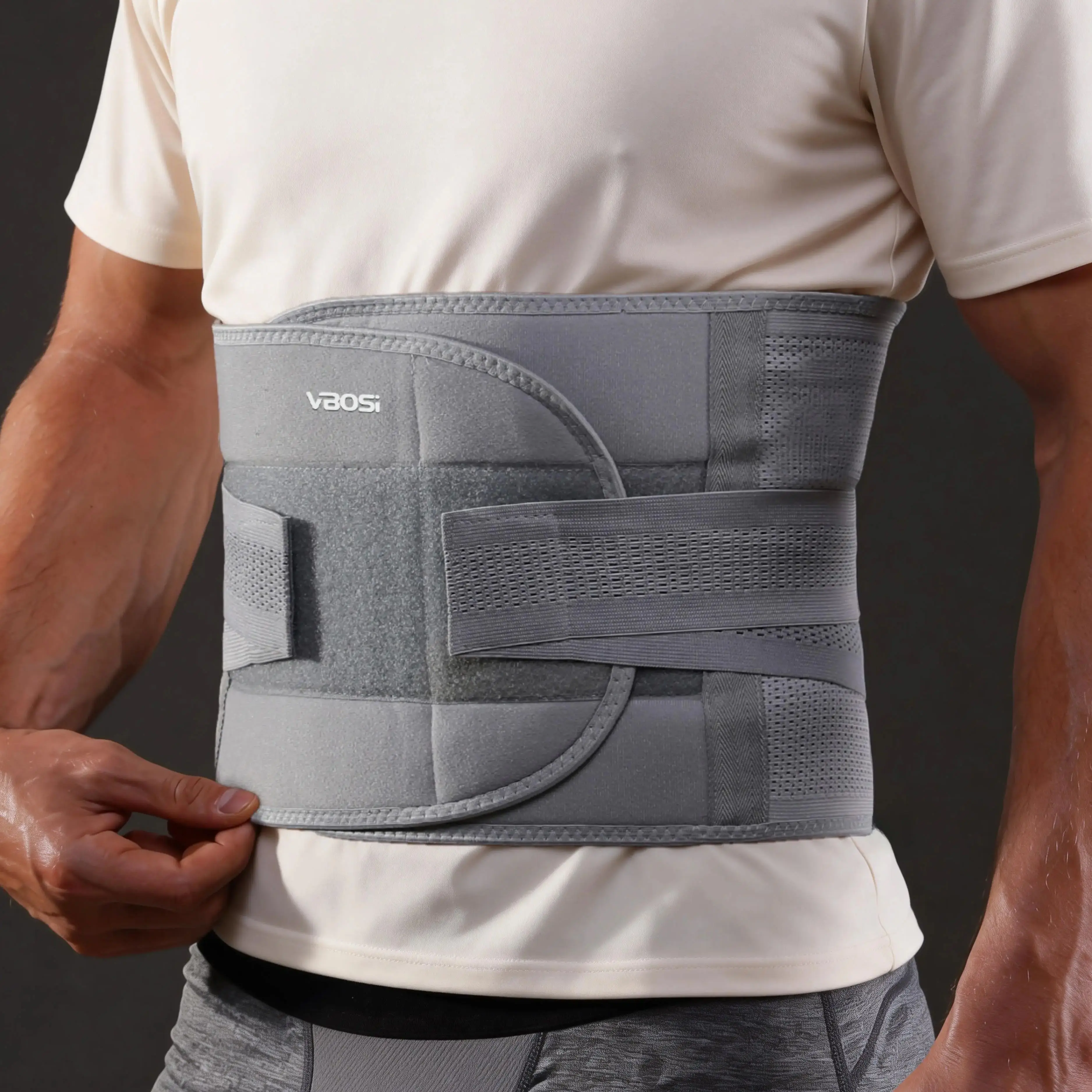 1 Piece Adjustable Unisex Lower Back Support Waist Trainer Tummy Band for Weightlifting Cycling