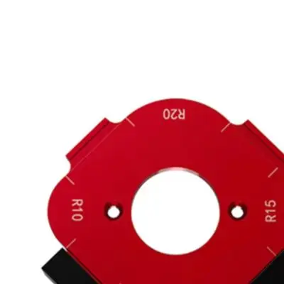 Aluminum Alloy Chamfer Template Set 8 Types of Corners for Radius Cutting in Carpentry and Home Improvement Aluminum