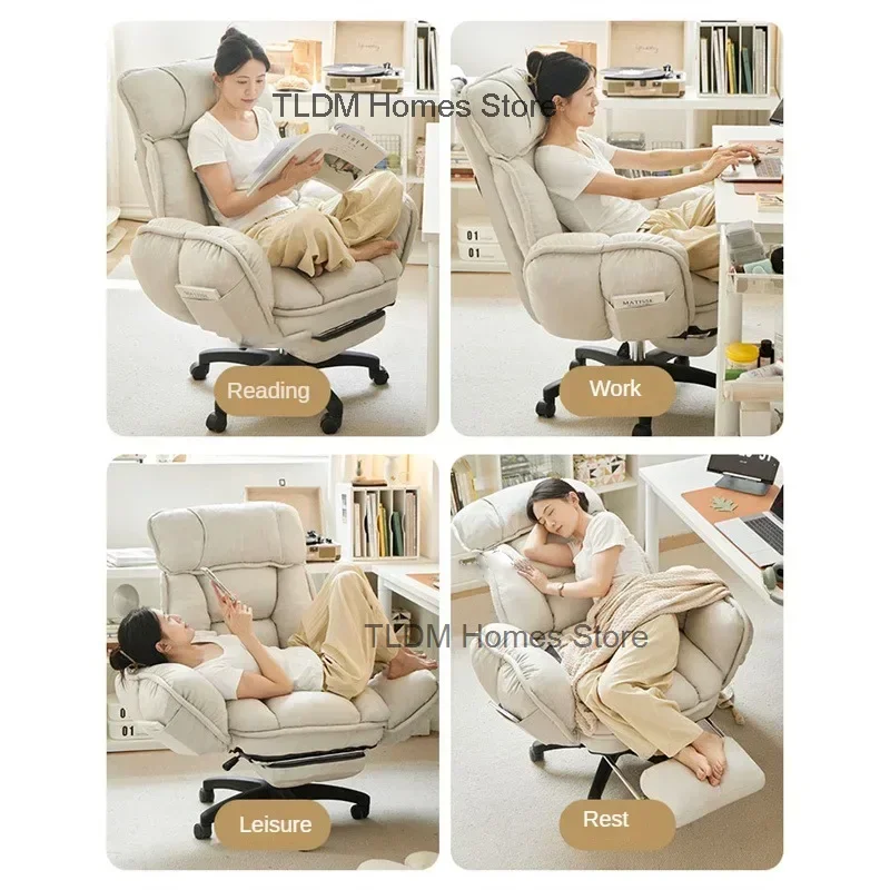 Student Dormitory Lift Gamer Chair Modern Computer Chair Comfortable Sedentary Office Chairs Bedroom Lazy Sofa Recliner Chair