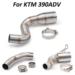 For KTM 390 Adventure 2020-2023 250 Adventure 250 390 ADV 250ADV 390ADV Middle Link Pipe Motocross Motorcycle Exhaust Link Pipe