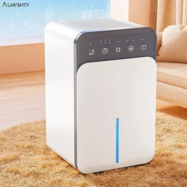 Household dehumidifier, silent, absorbs moisture, for air drying and return to the south. Small.