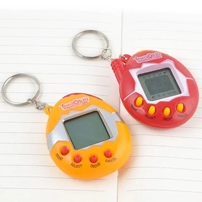 Regalo di Capodanno per bambini Gioco elettronico creativo per animali domestici Tamagotchi Giocattolo Giocattoli elettronici per animali domestici virtuali Mini portachiavi Regali per bambini