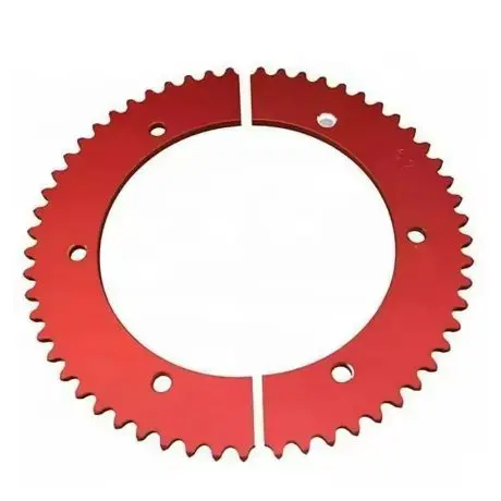 

Split sprocket 420 chain 42T rear drive wheel aluminum suitable for kart