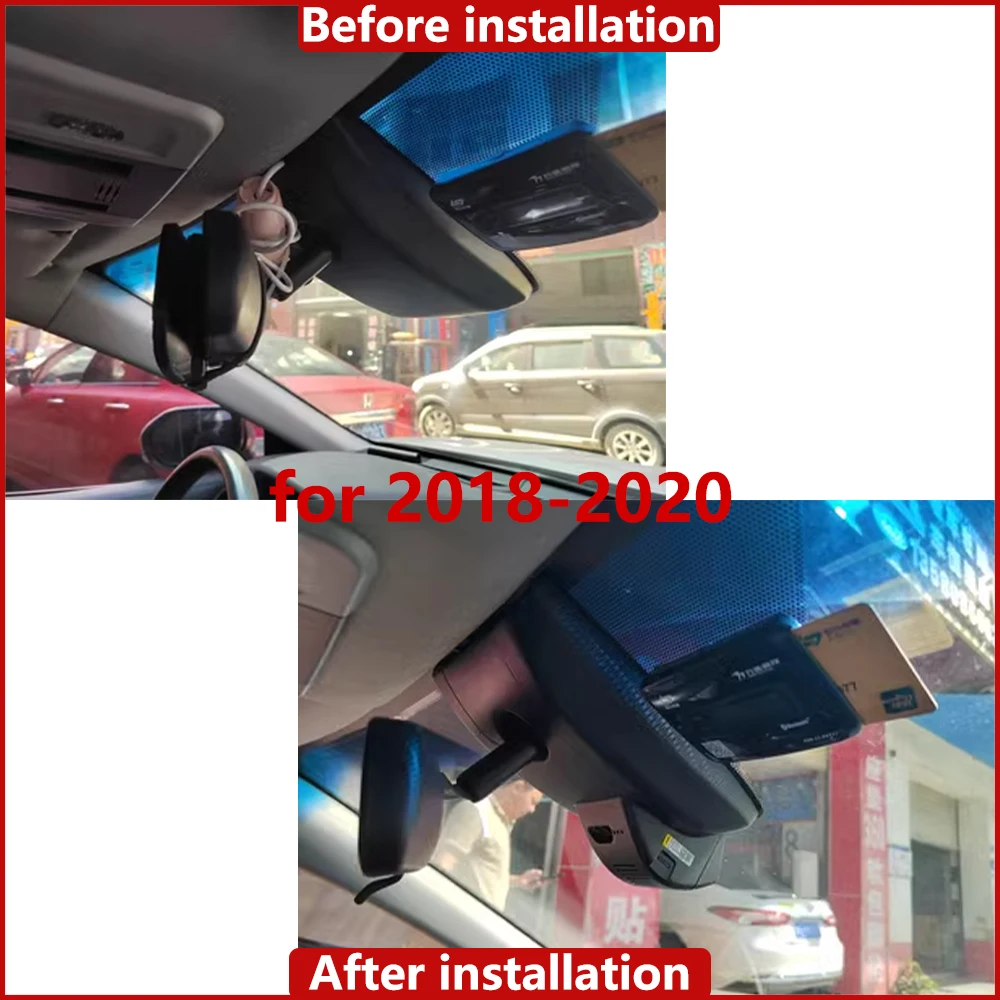 ZhuCamX for Toyota Camry XV70 Daihatsu Altis 2018-2023 4K UHD 2160P Car DVR Dash Cam Camera Night Vision Recorder Plug and Play