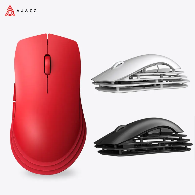 

AJAZZ M259 Wireless Mouse Hollow Out Bluetooth Gaming Mouse Magnesium Aluminum Alloy PAW3395 350mAh Mice Pc Gamer Accessories