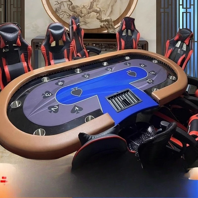 

Professional luxury Texas hold'em chess and card room chip table countertop tablecloth color size table