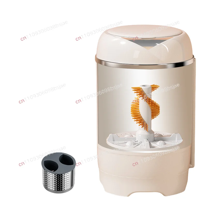 Electric automatic brush type shoe washer/dryer, environmentally friendly plastic shell 20kg capacity
