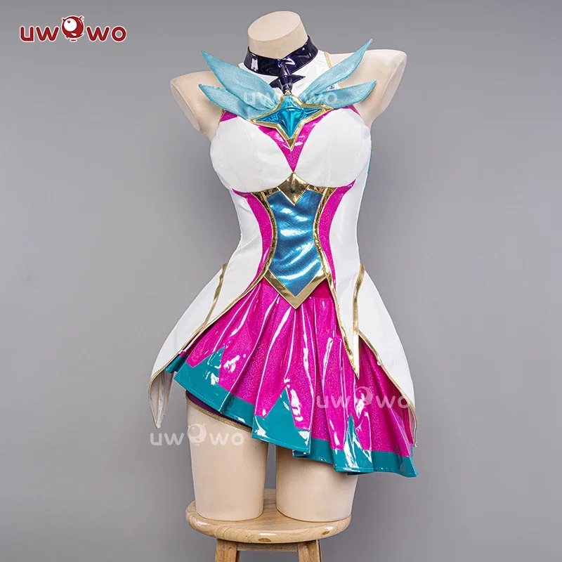 LAST BATCH UWOWO Xayah Cosplay Costume Star Guardian  League of Legends/LOL: SG Xayah Cosplay With Wings Halloween Costumes SG view 3