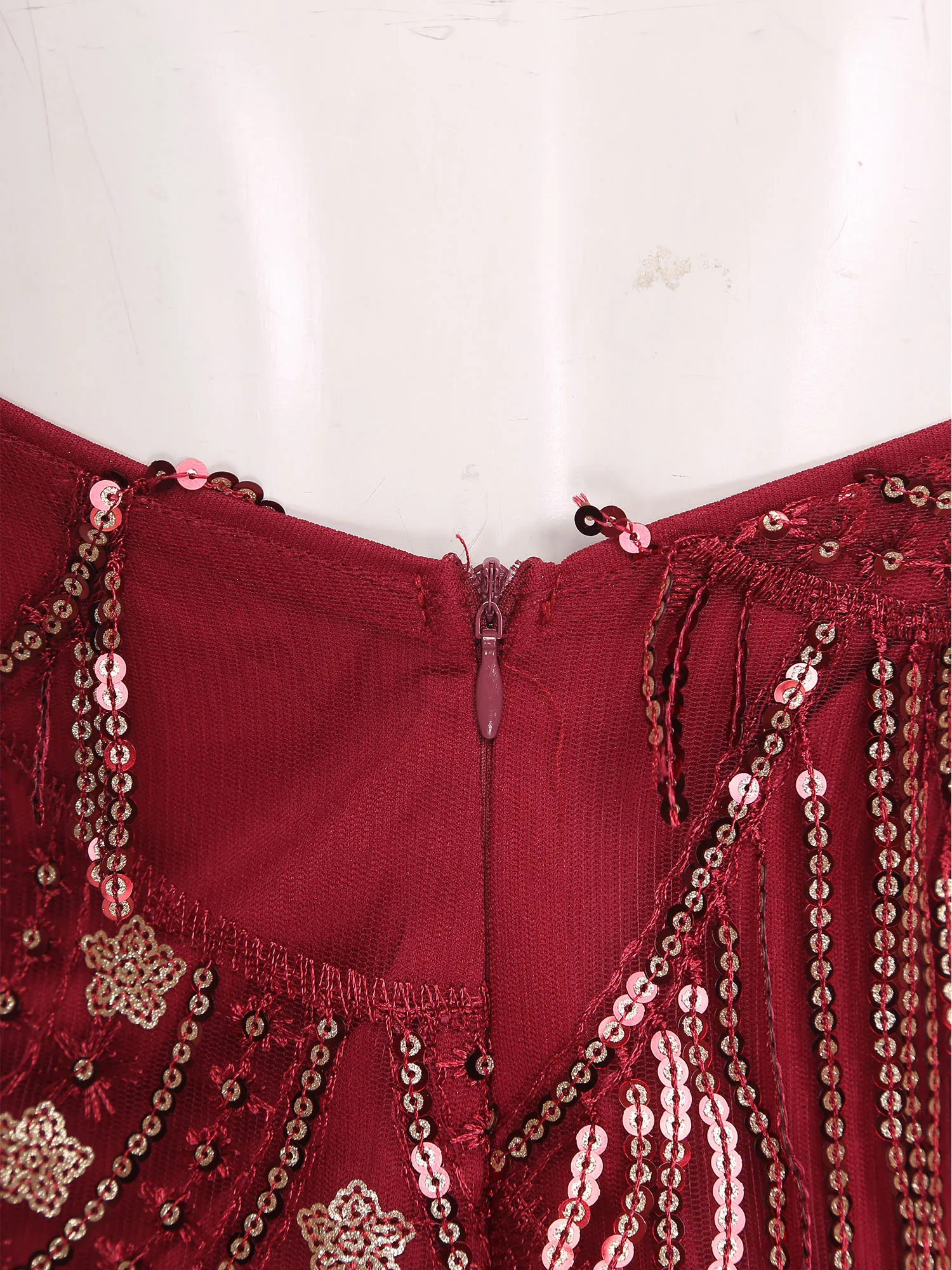 Vrouwen Omzoomd Latin Dans Jurk Lovertjes Borduren Mini Jurk Glanzende Kwastje Backless Bodycon Jurk Tango Cha-Cha Salsa