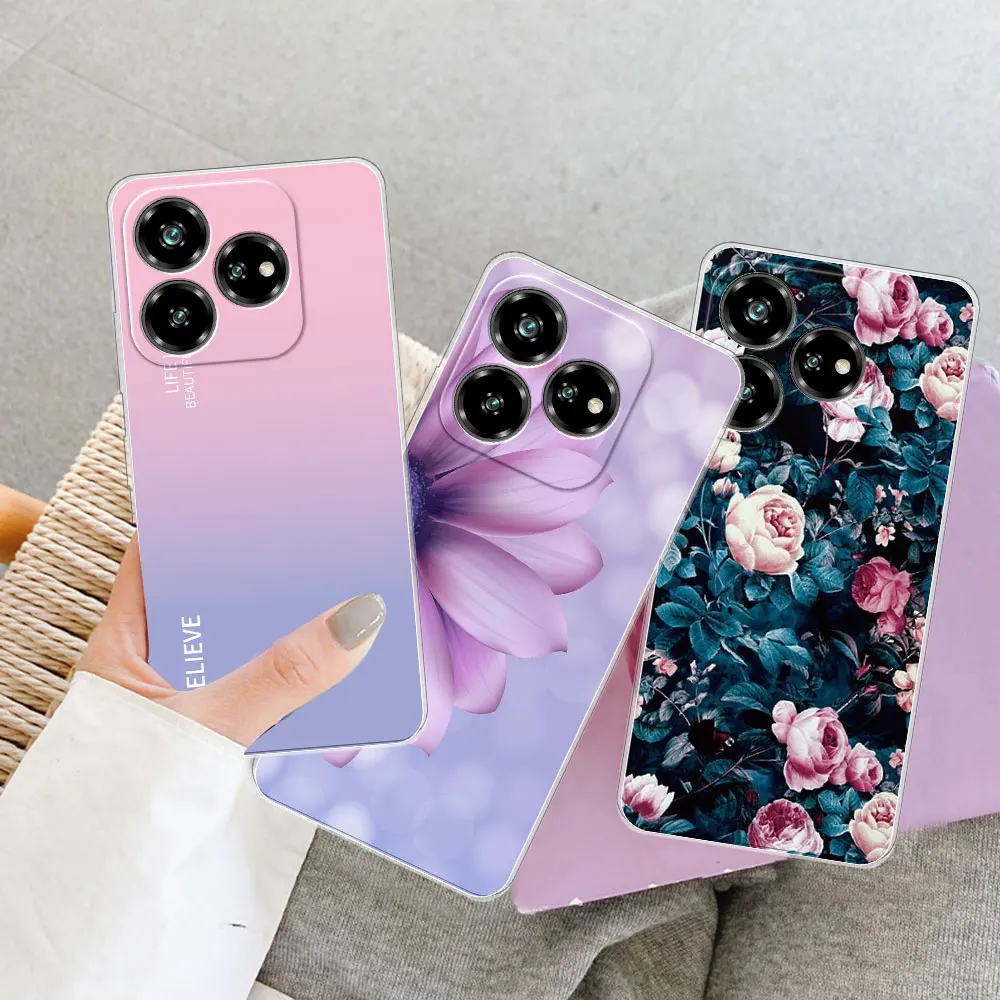 For ZTE Axon 60 4G Case Clear Cover For ZTE Blade V60 Funda Clear Shockproof Soft Silicone Phone Case for ZTE Blade V40S Coque