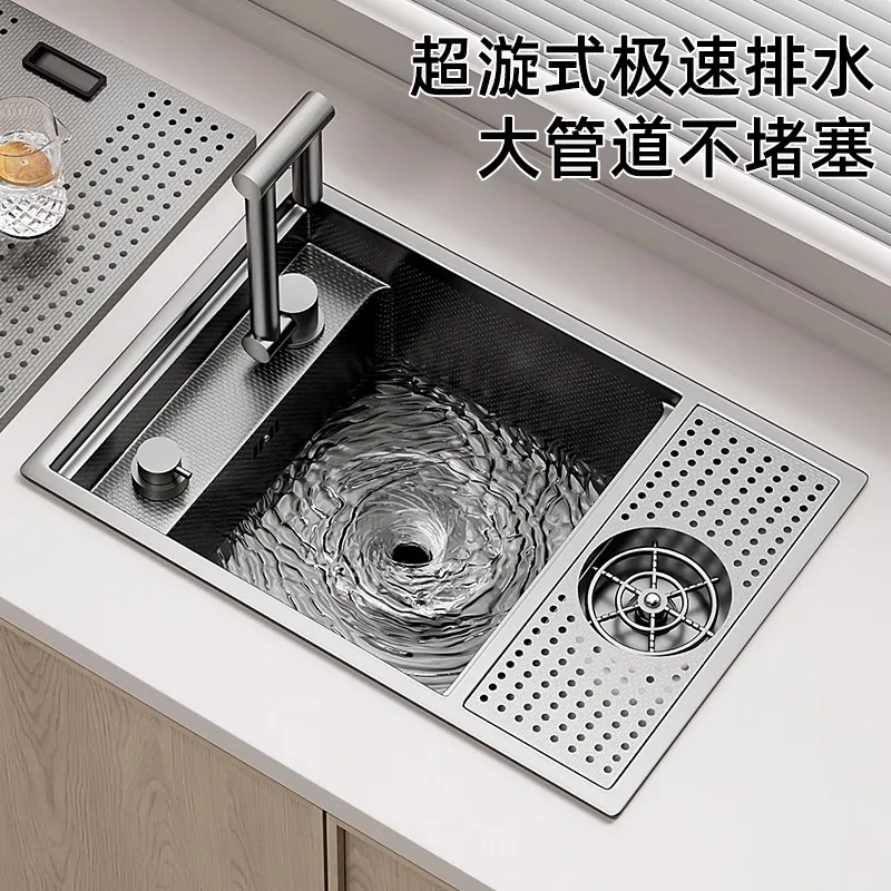 Hidden Sink Cup Washer Bar Coffee Shop Milk Tea Western Kitchen Nakajima Platform Mini Covered Single Slot
