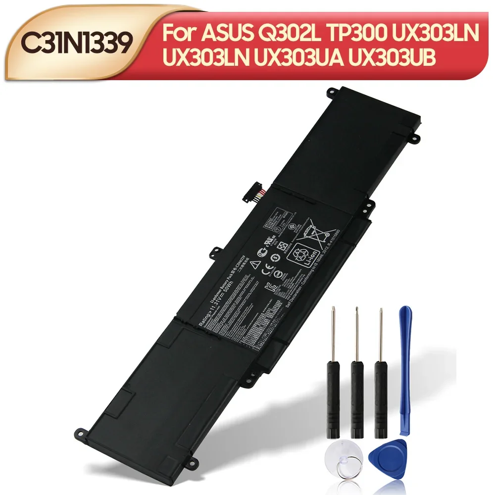 Original Replacement Battery C31N1339 For Asus ZenBook UX303UB UX303LN Q302L UX303 UX303L UX303LA TP300 TP300L Battery