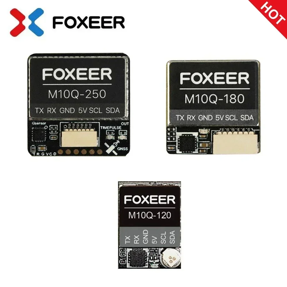 SmCpFoxeer M10Q-120 / M10Q-180 / M10Q-250 M10 Dual Protocol GPS FPV Built-in QMC5883 Compass Ceramic Antenna For RC Airplane Dro