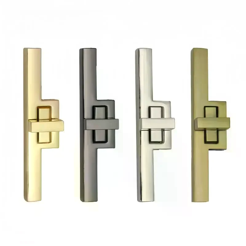 Premium Alloy Metal T Bag Lock Clasps With Multiple Finishes Rustproof Durable Perfect For DIY Leathercraft Handbag Purse Making