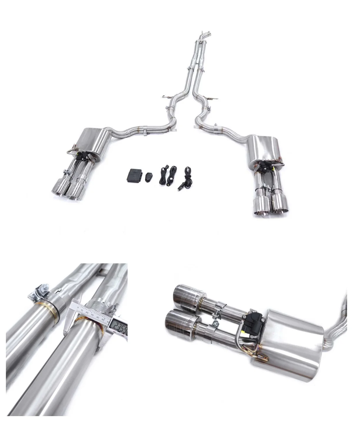 

Выхлопная система Catback с клапаном из нержавеющей стали для Porsche Panamera 971 3.0T, сертифицированная по стандарту HMD, обеспечивающая высокую производительность и качество.