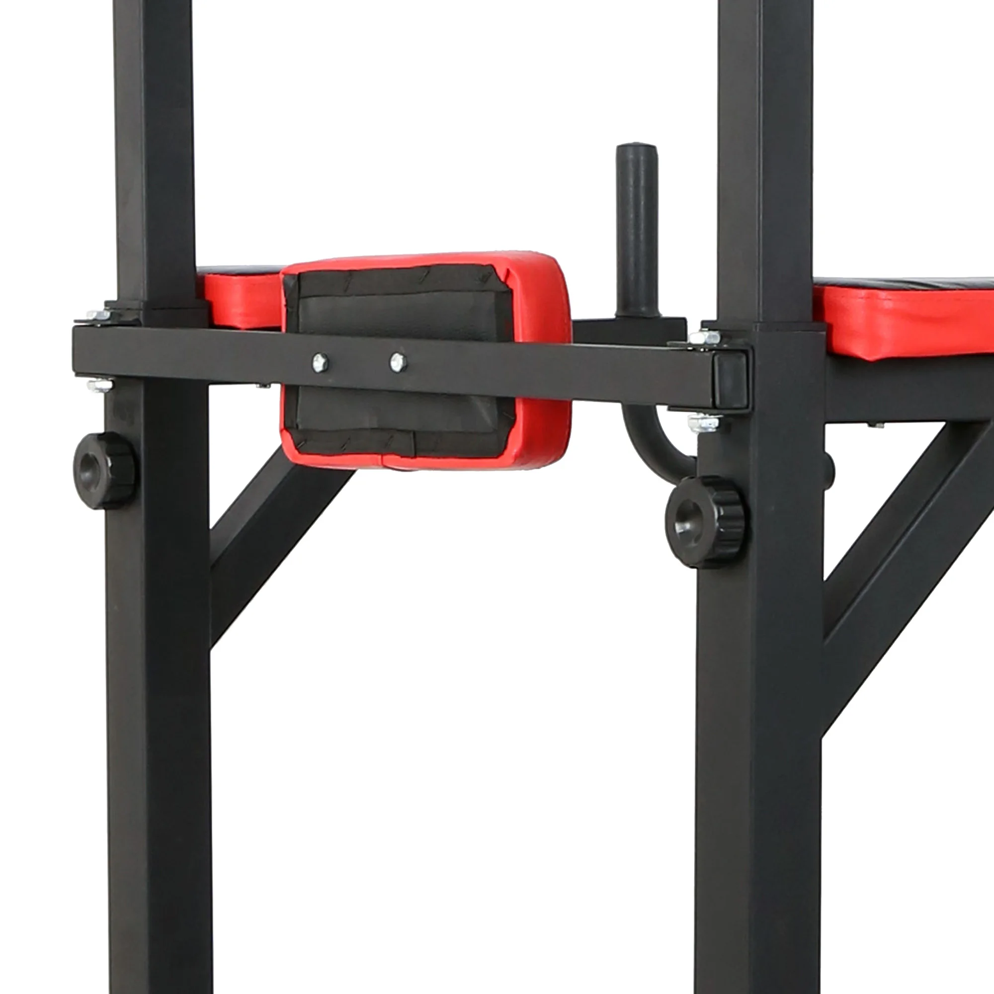 Steel Pull up Bar with Adjustable Height and Dip Bars for Home Use Durable Doorway Mount
