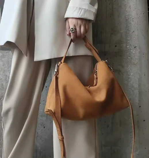 

Vintage genuine leather top layer cowhide handmade women's shoulder bag crossbody bag handbag small bag