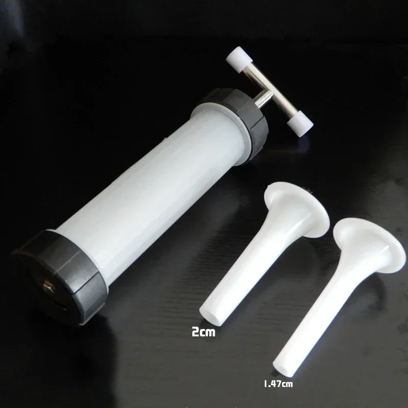 Stuffer Sausage Filler Salami Maker Hand Operated 23.7cm Stainless Steel Stuff Kitchen
