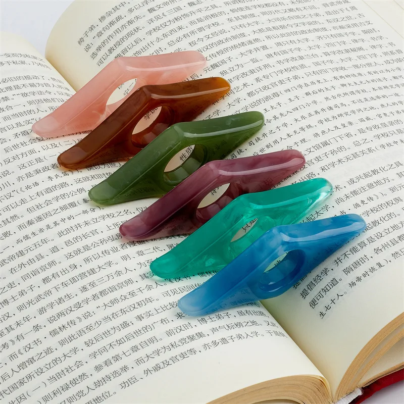 Daumen-Buchstütze, Seitenhalter, Lesehilfe für Schüler, Schulbedarf, praktisches Lesezeichen