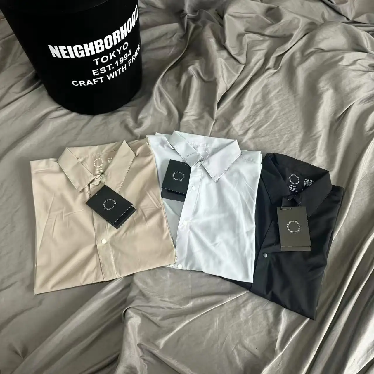 

2026 Yamatomichi Print Label Shirt Thin Anti-wrinkle Wear-resistant Men Women High Quality Quick Dry Loose Sunscreen Shirt Japan