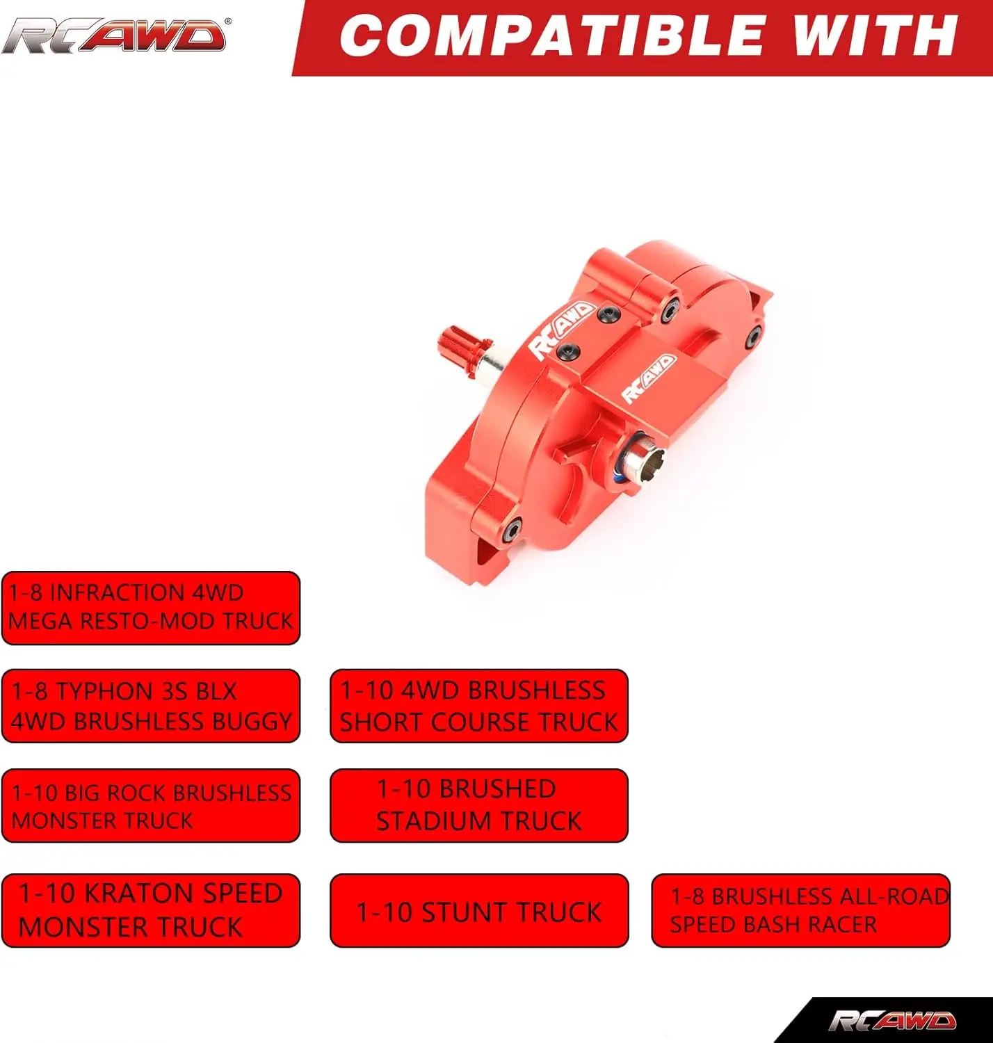 57T Cambio di trasmissione ingranaggi cilindrici e pignoni e supporto motore per ARRMA Typhon Senton Big Rock Granite Vorteks 3s Kraton 4s