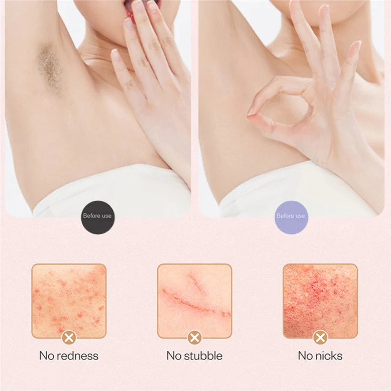 

ABUU-бикини триммер и бритва для женщин 2-в-1 электрический триммер для влажных/сухих волос на теле удаление волос на лице