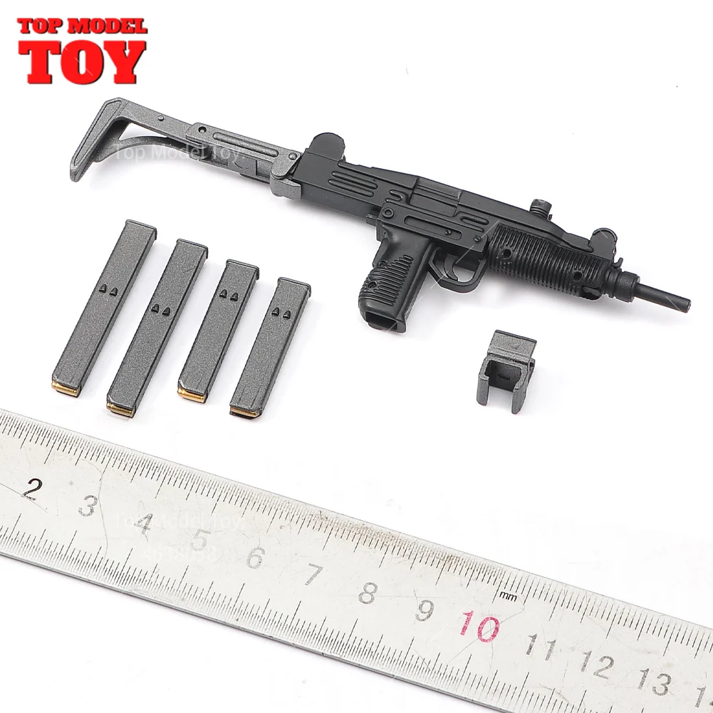 8cm 1/6 Scale UZI Submachine Gun Weapons Model Accessories For 12" Army Solider Action Figure Toys