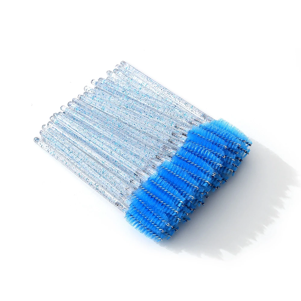 Eyelash Extension Special Eyelash Removal Brush Micro Brush Bendable Eyelash Brush for Eyelash Extension Tool 50pcs