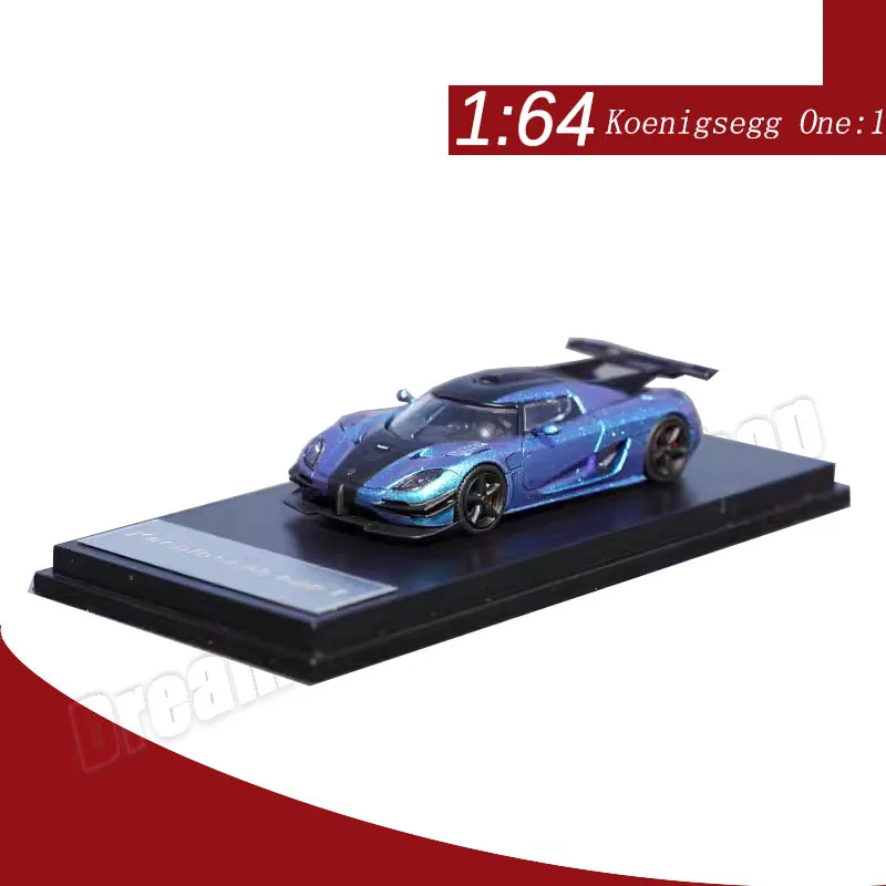 

1:64 Koenigsegg One:1 Коллекционная модель автомобиля из сплава, украшение для гостиной, детские игрушки, праздничные подарки, модель спортивного автомобиля, оптовая продажа