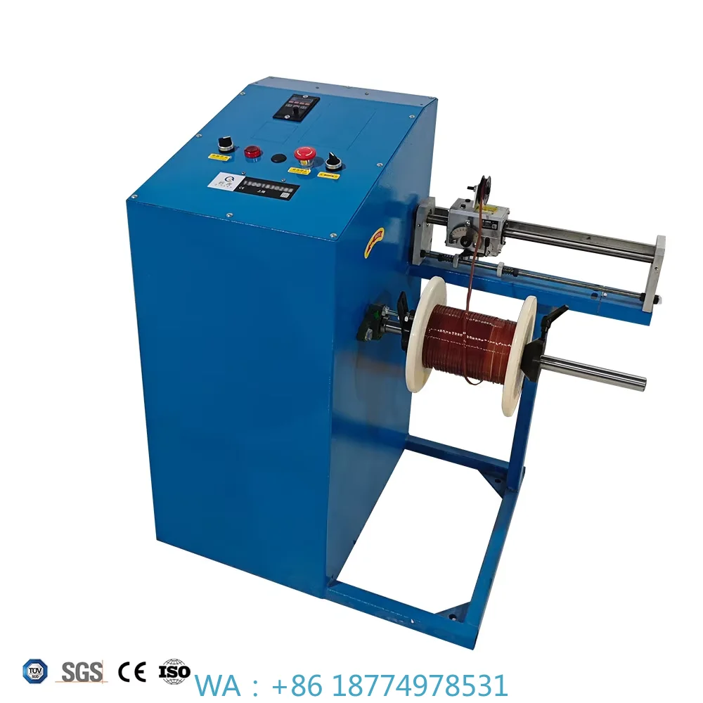Materials Including Flat Braided Strips and Wire with Optional Accessories QP400 Industrial Winder for Various