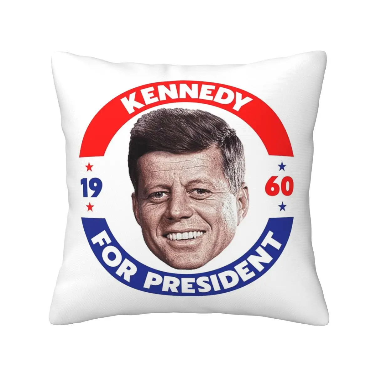 John F Kennedy For President Vote In 1960 Square Pillowcase Pillow Cover Cushion Zip Decorative Throw Pillow Home Living Room