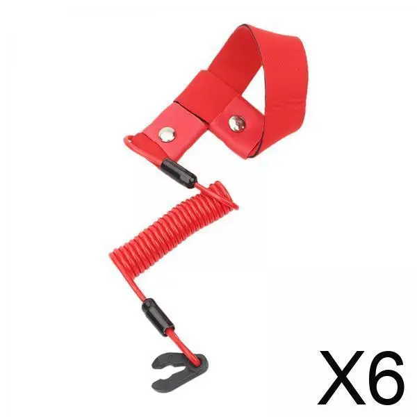 

Marine Nylon Engine Stop Lanyard Replacement Safety Boat Kill Tether Rope for Yamaha Outboard