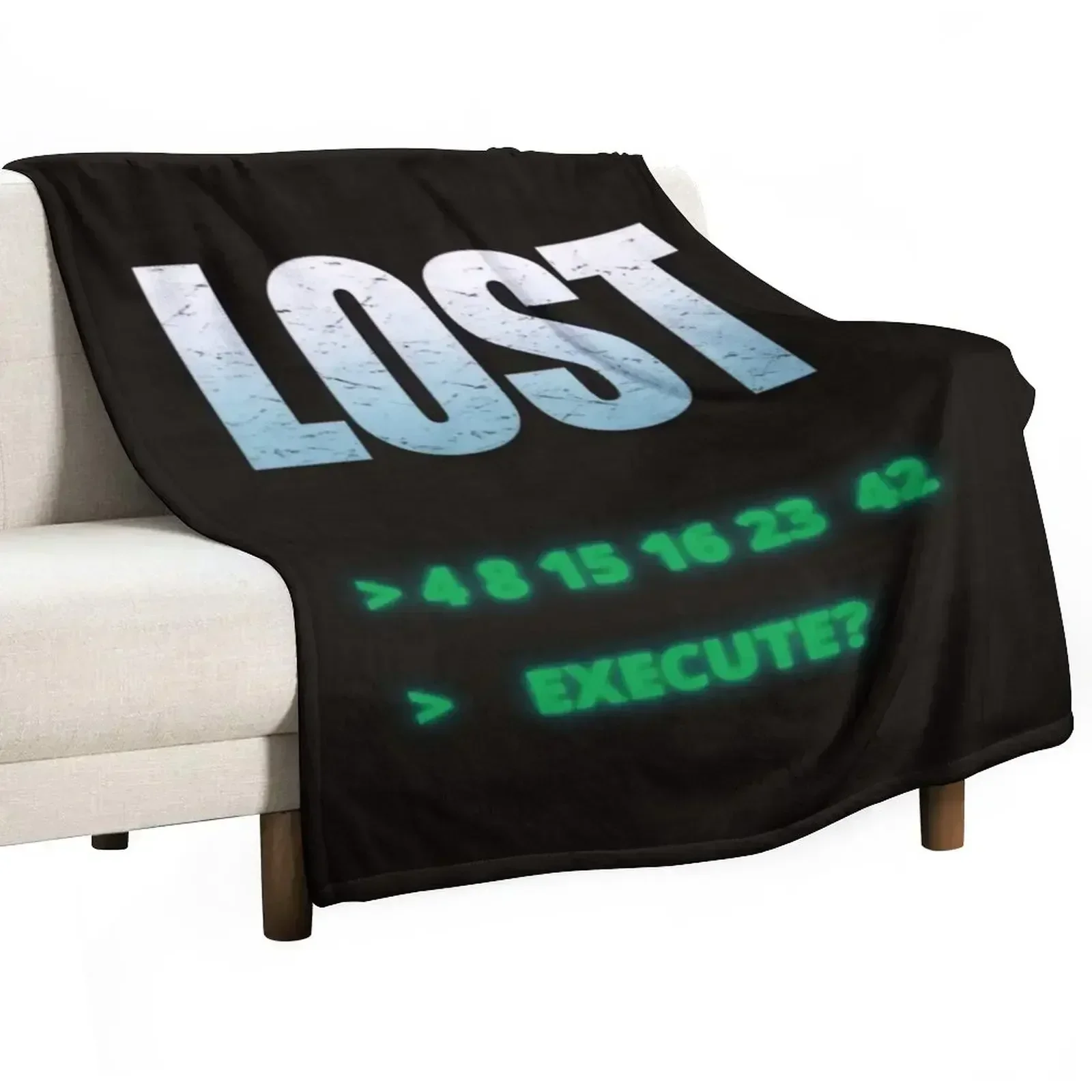 

ABC Lost maps island lost island Throw Blanket anime Hairy Blankets