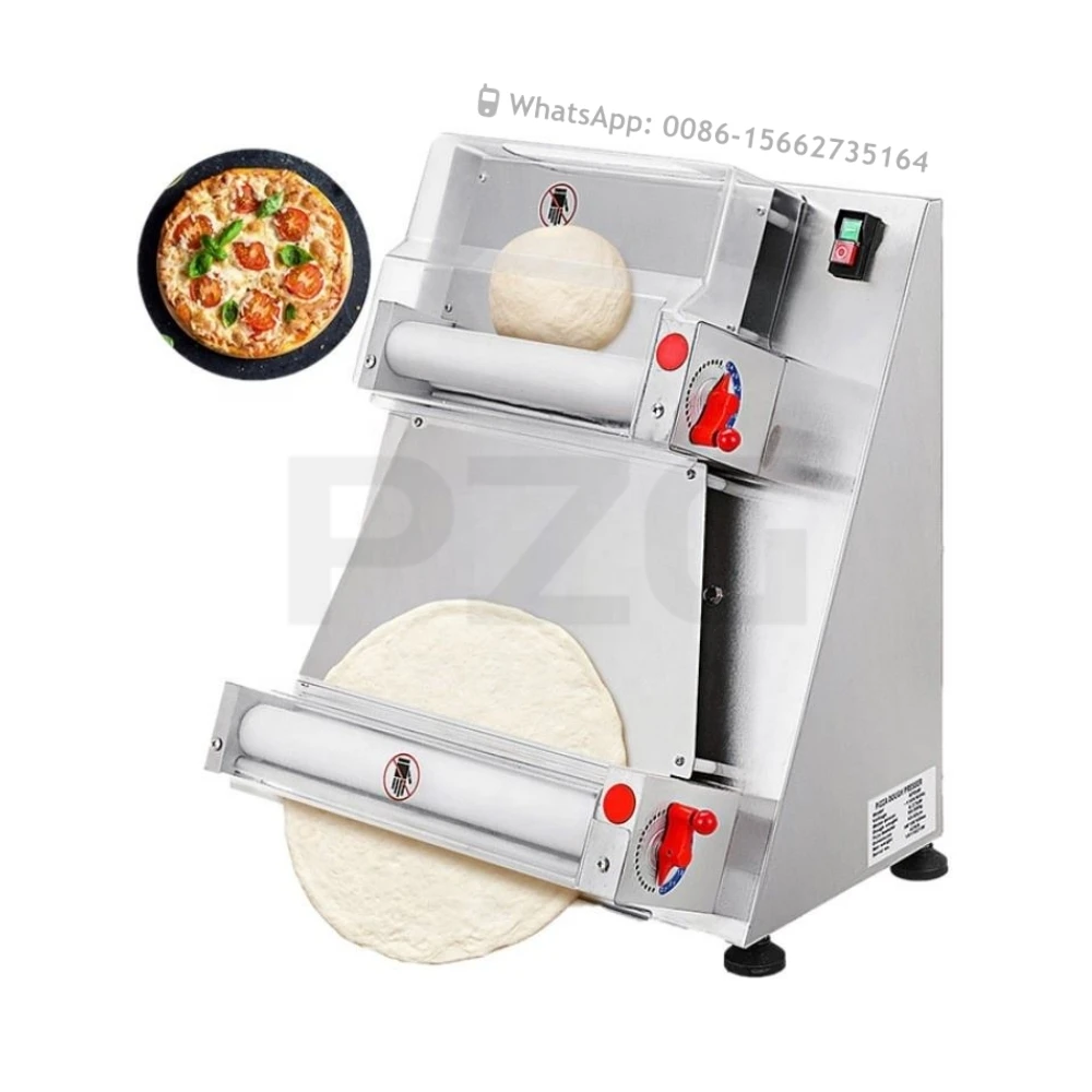 

Electric Semi-Automatic Dough Roller Sheeter Pizza Forming Machine Pizza Dough Press Pizza Rolling Machine Dough Press For Pizza