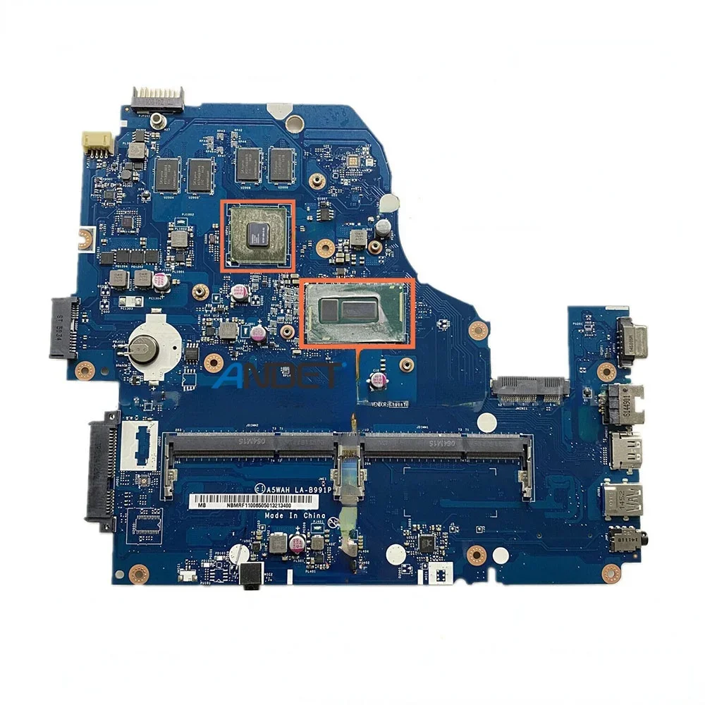 E5-551G-816K E5-571G-56B0 EK-571 E5-531 For ACER Laptop Motherboard Notebook Mainboard LA-B991P I5-5200U 840M/2GB Accessories