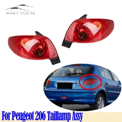 For Peugeot 206 Rear Light Tail Light Tail Lamp Taillight Taillamp Brack Back Backup light Headlamp
