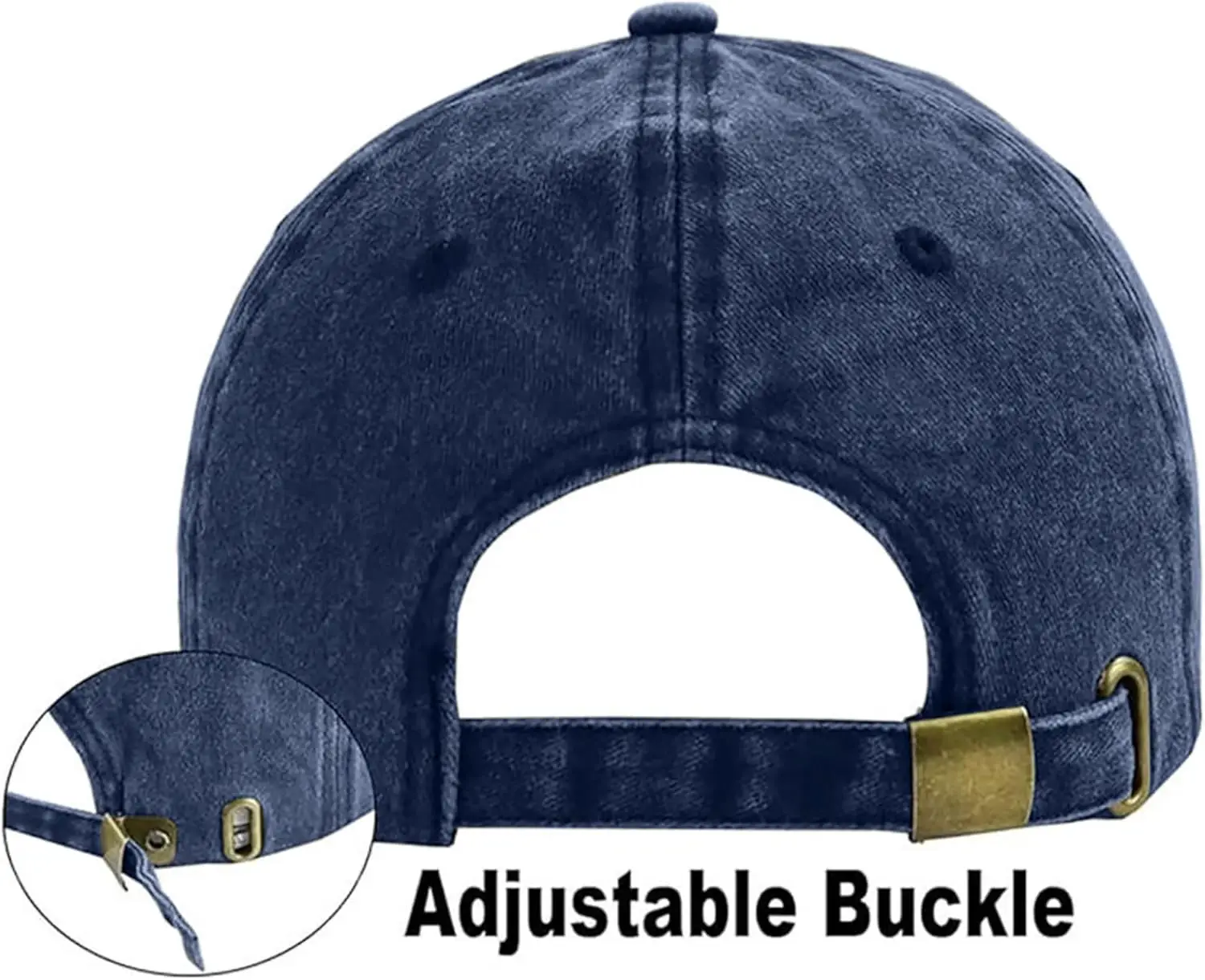 قبعة No Kings in America - قبعة أبي مطرزة، قبعة بيسبول قطنية مغسولة قابلة للتعديل لتعبير الهدايا المدنية في الرابع من يوليو