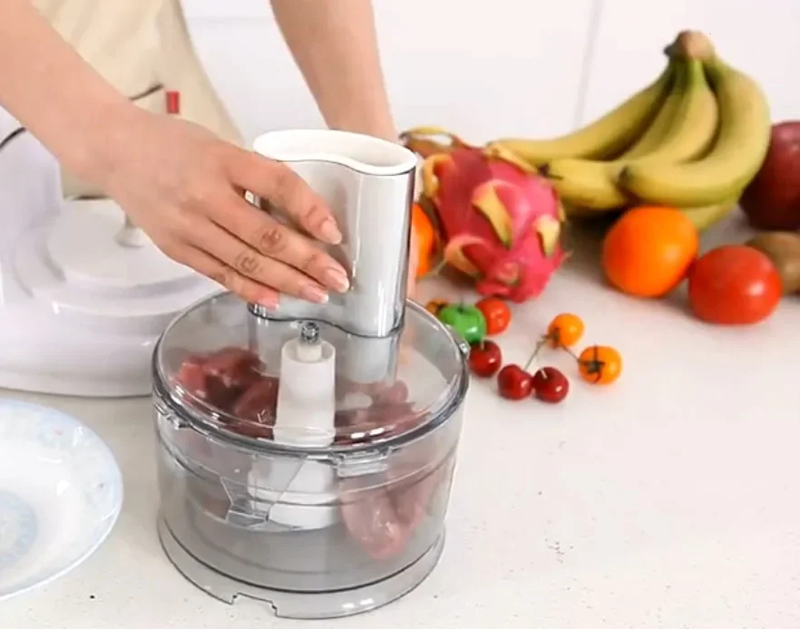 220V  Food Chopper Garlic Ginger Mincer Meat Grinder Vegetable Processor Multifunctional